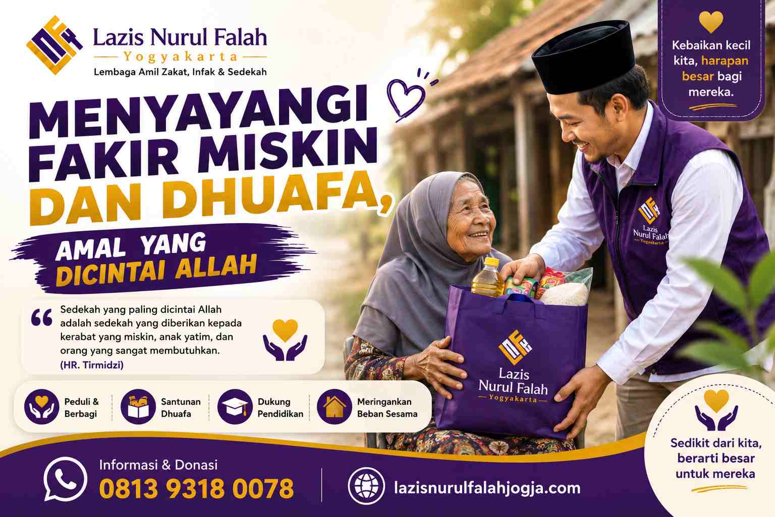 Menyayangi Fakir Miskin dan Dhuafa, Amal yang Dicintai Allah