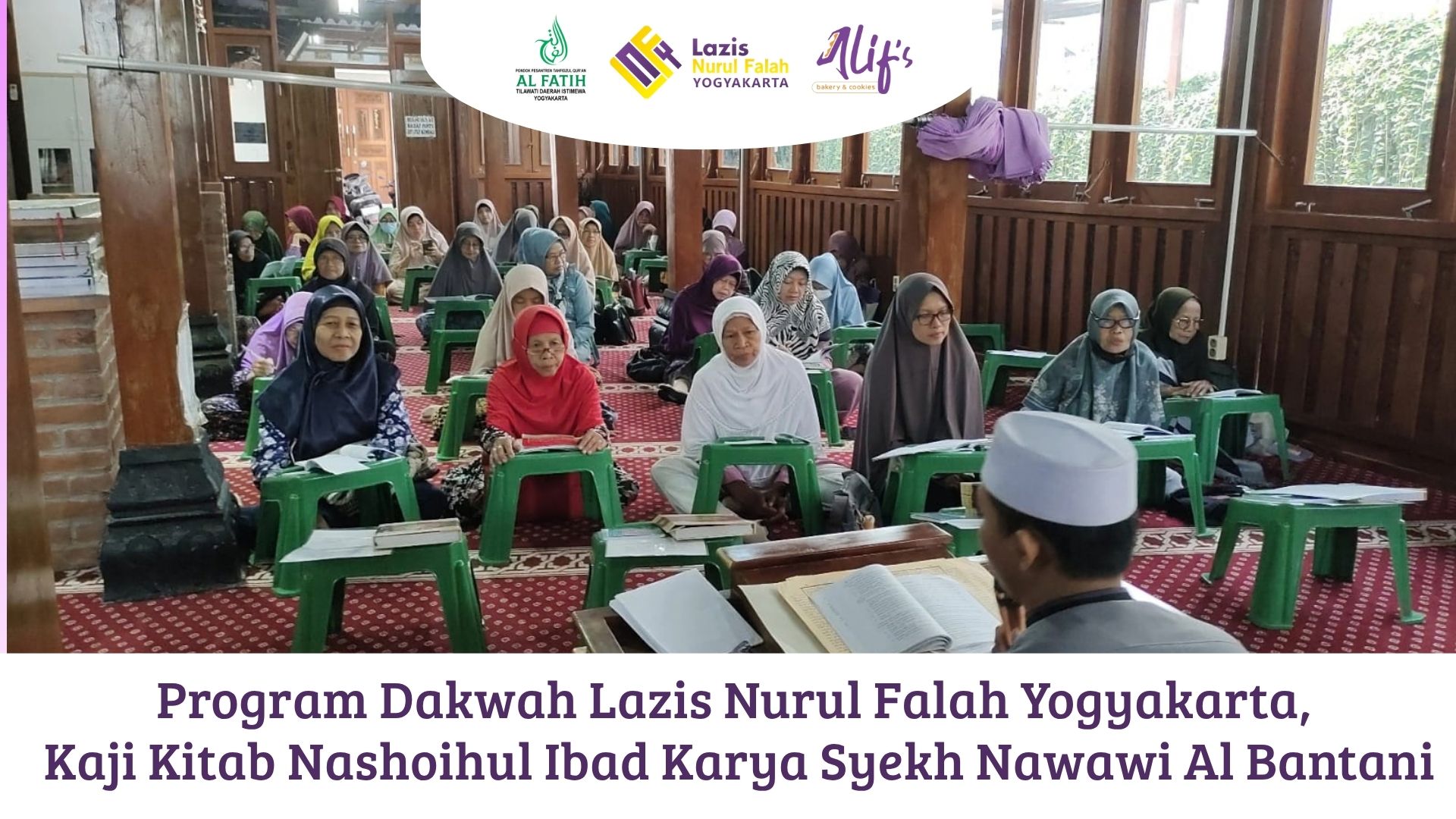 Program Dakwah Lazis Nurul Falah Yogyakarta, Kaji Kitab Nashoihul Ibad Karya Syekh Nawawi Al Bantani